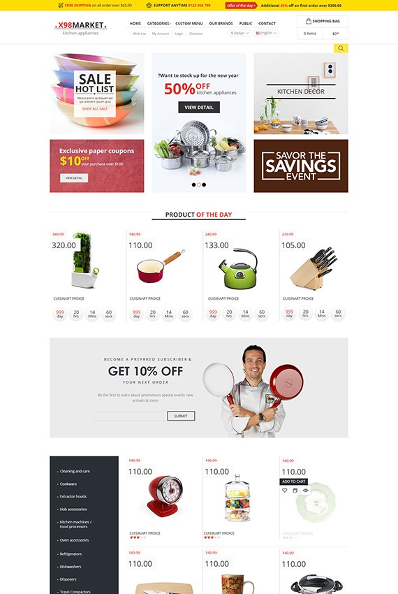 X98 - Kitchenware Responsive Template